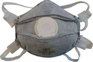  ماسک تنفسی سوپاپ دار کربنی مدل ffp3 8636